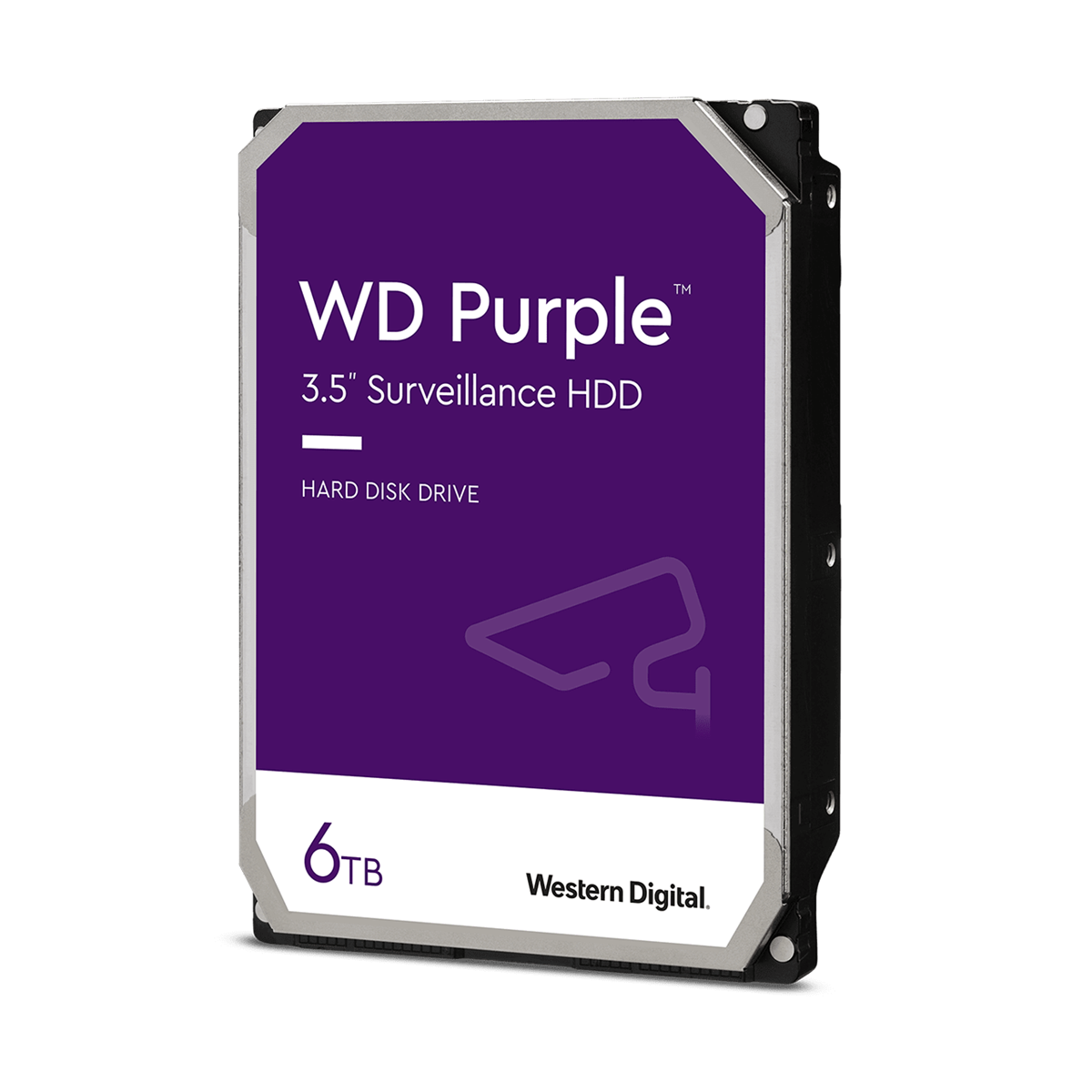 Western Digital WD64PURZ | WD PURPLE Surveillance HDD 3.5" 6TB, 256MB